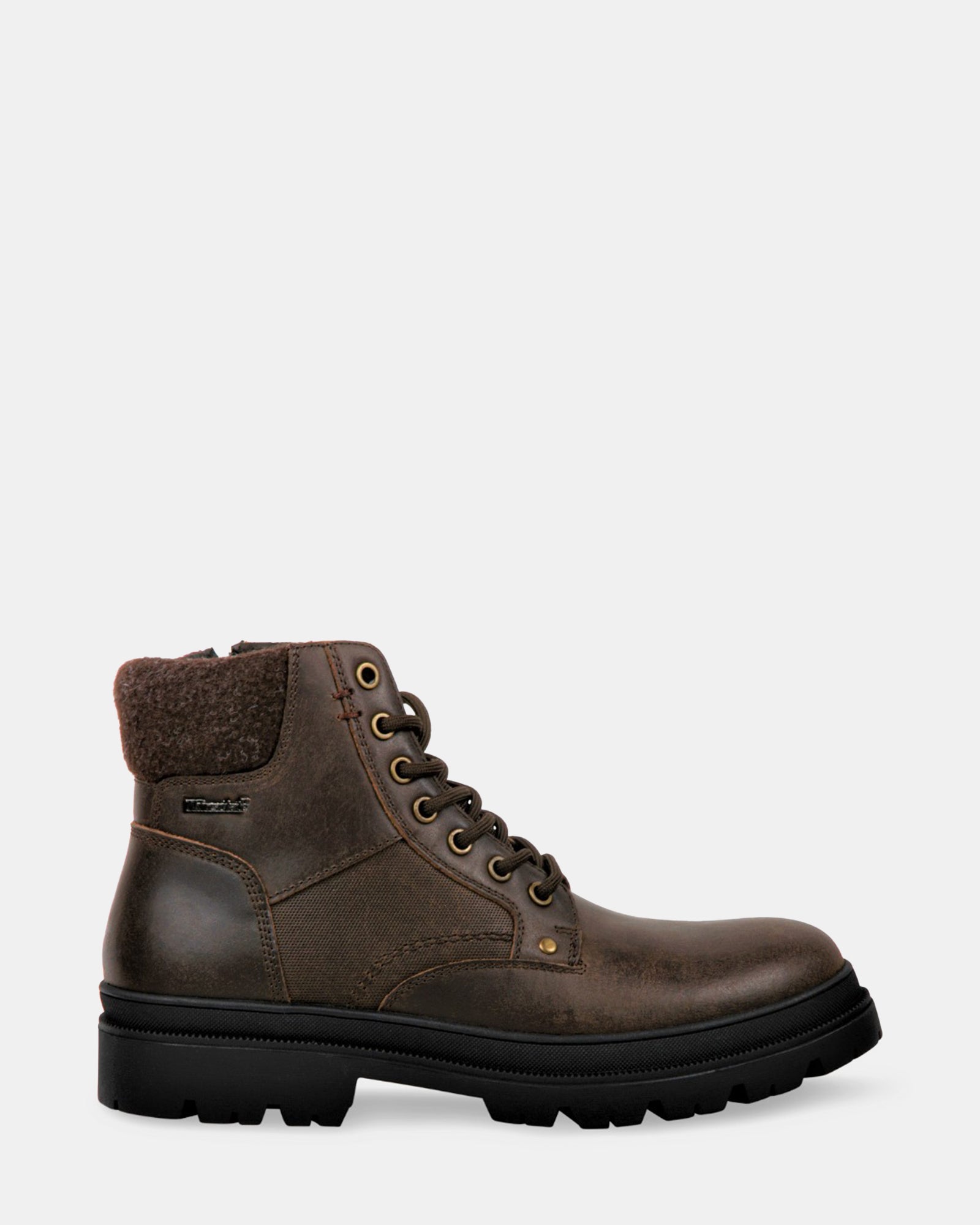 BROOKS Brown Leather Men's Boots Men's Designer Boots – Steve