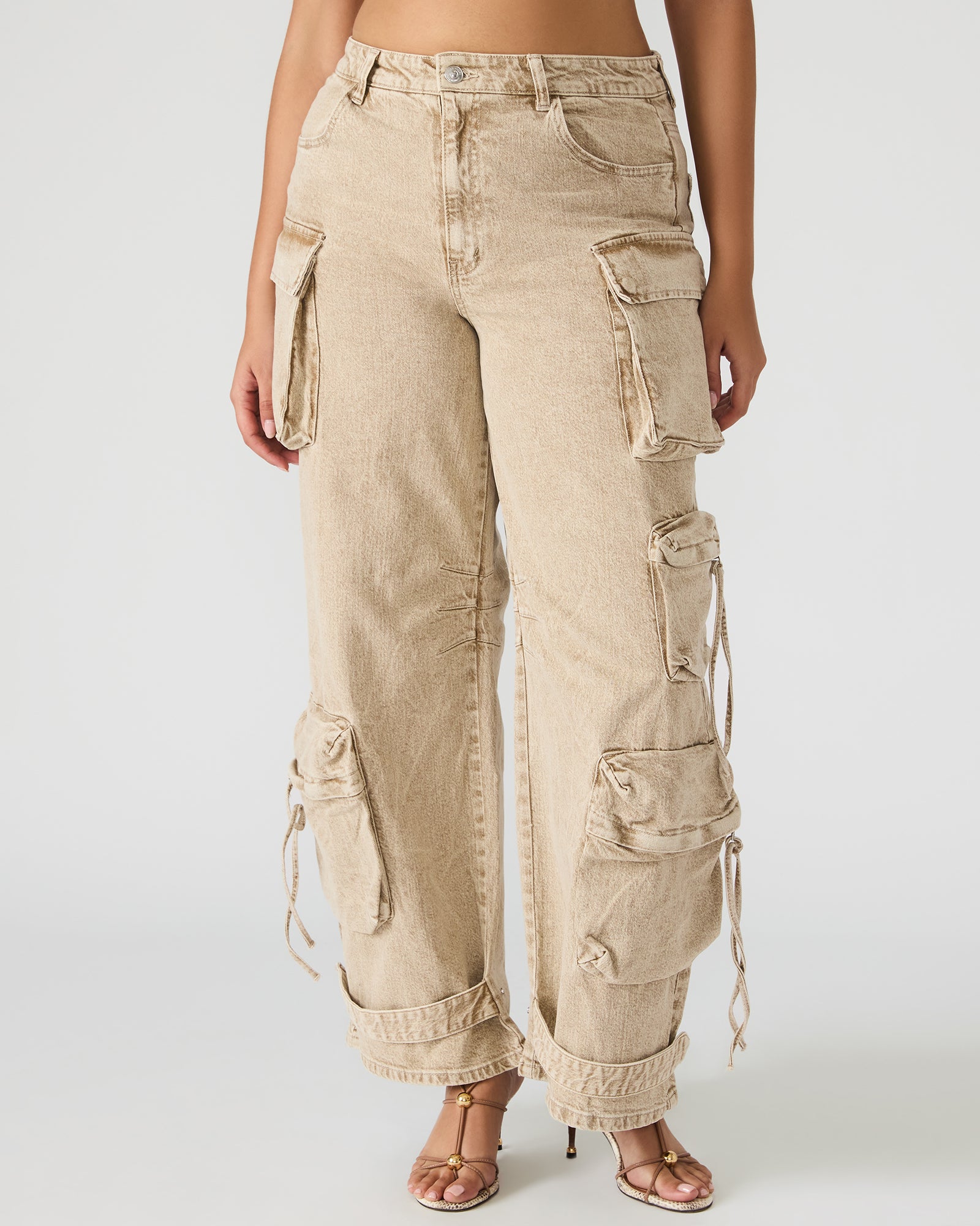 DUO Natural Cargo Pant | Women's Designer Pants – Steve Madden Canada