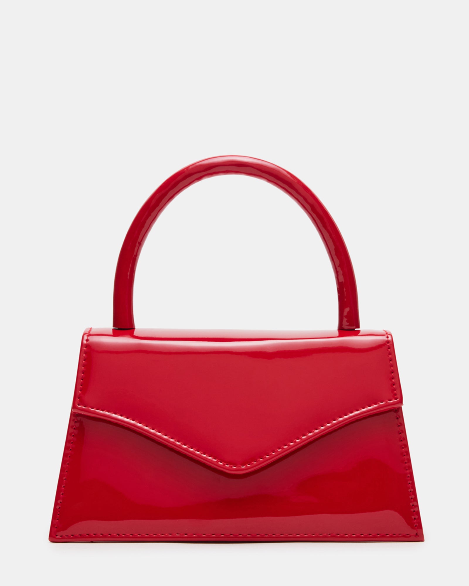 Steve Madden Red Handbags Canada BAMINIA Red Patent Top Handle Bag