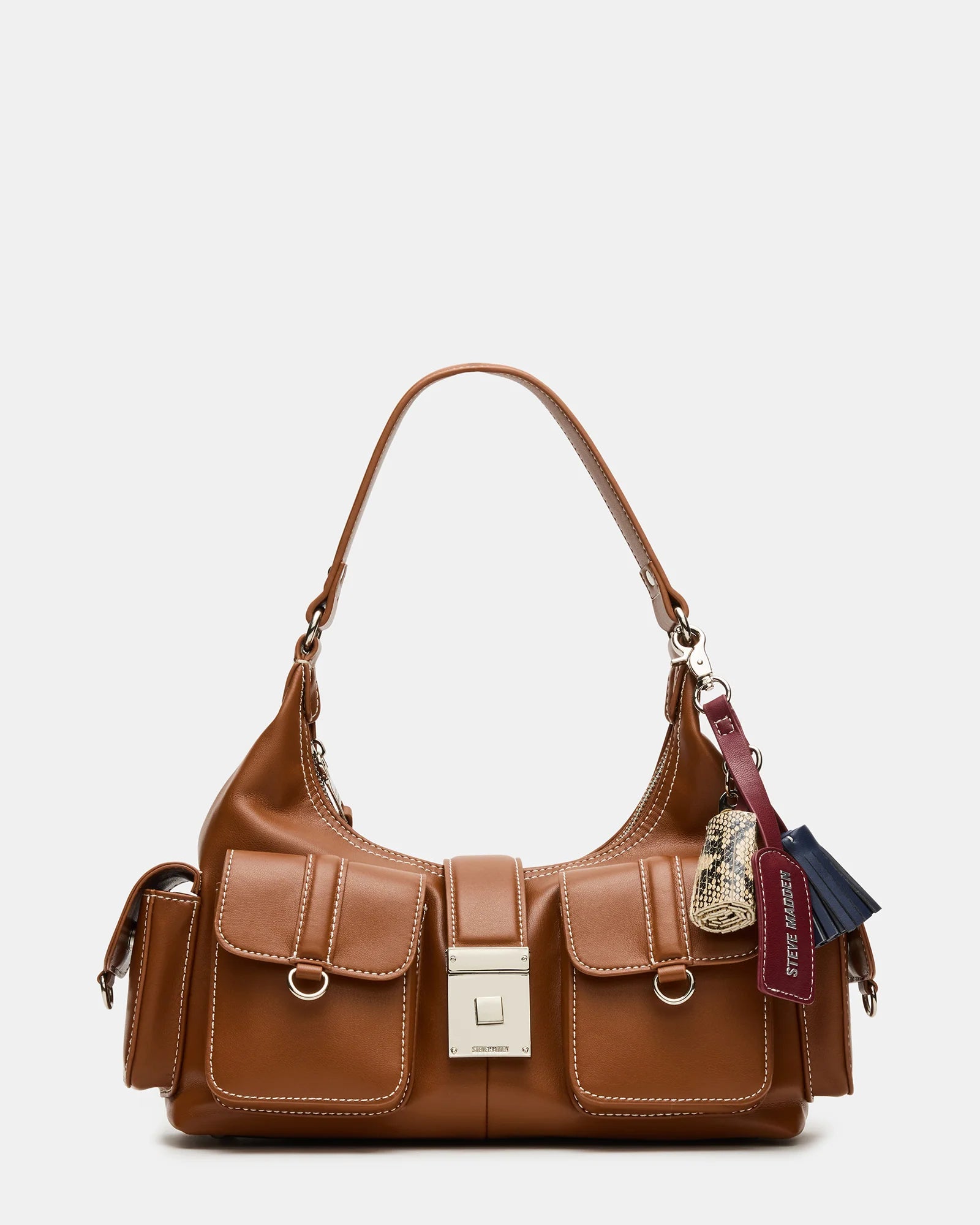 BISSAC Tan Shoulder Bag | Women's Designer Handbags – Steve Madden
