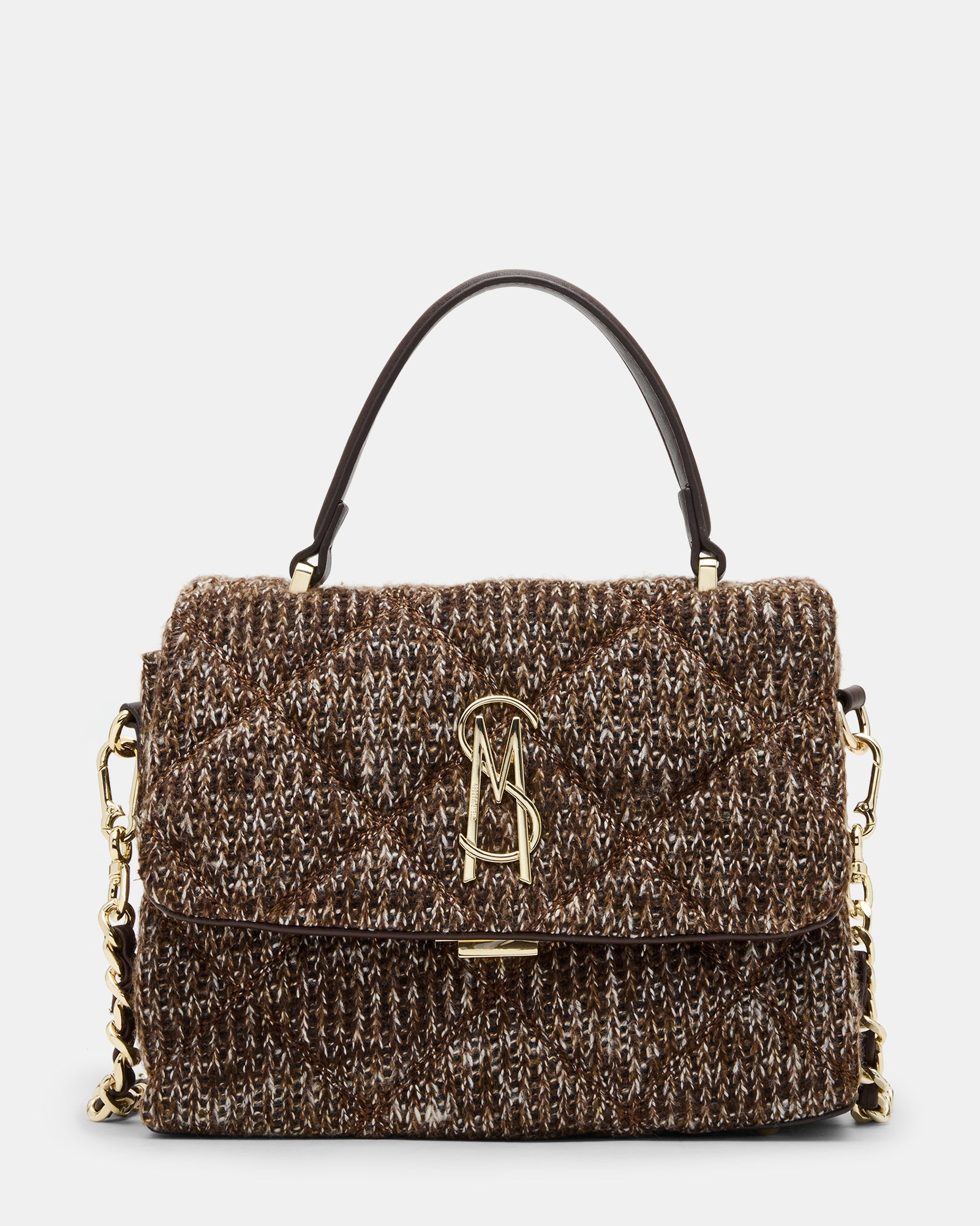 BMIKKI-S Brown Multi Top Handle Crossbody Bag | Women's Designer