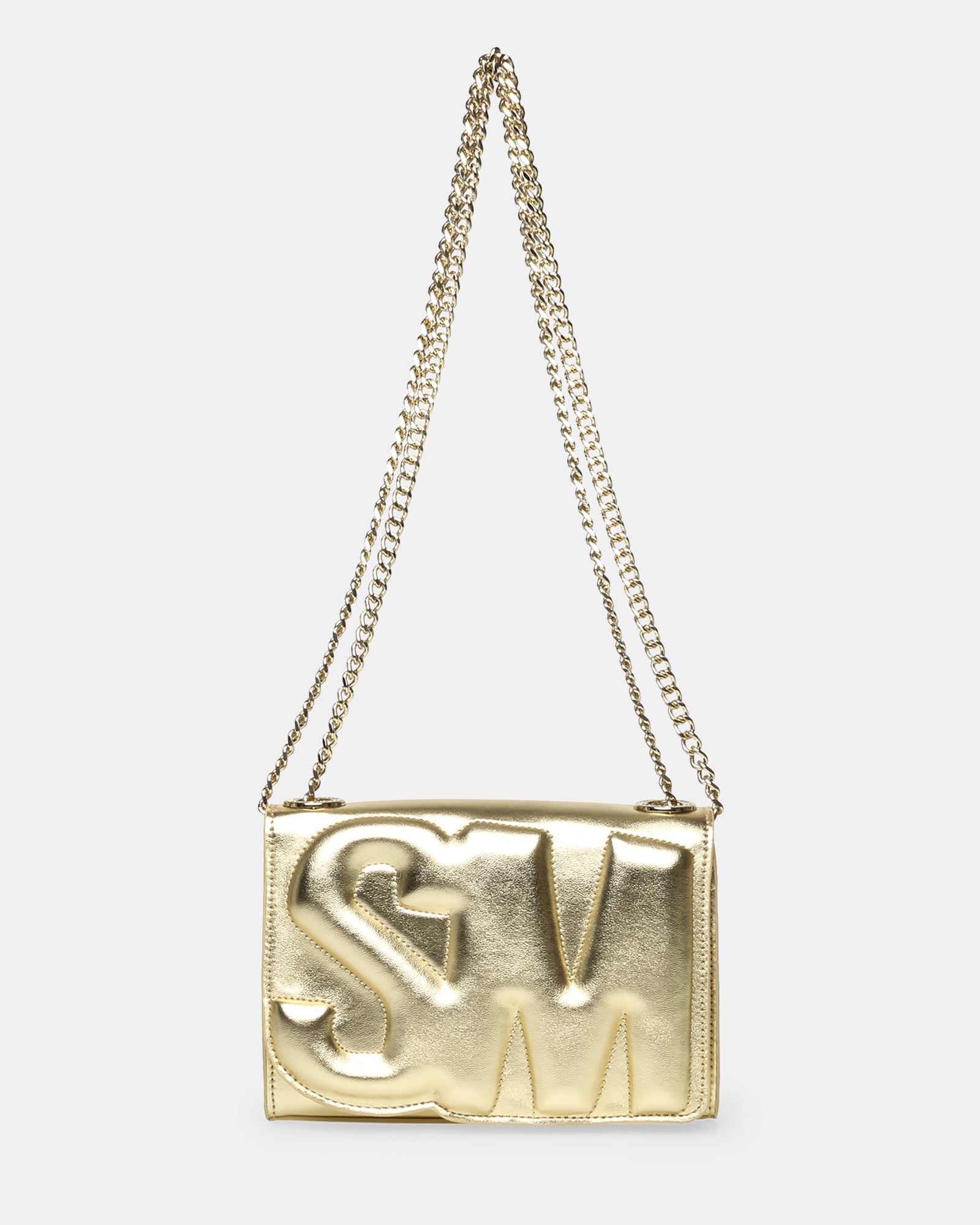 70s　Fabrizio Verniani　ショルダーバッグ　ビジュー　ゴールド BZOIE Gold Crossbody Shoulder Bag | Women's Designer Handbags