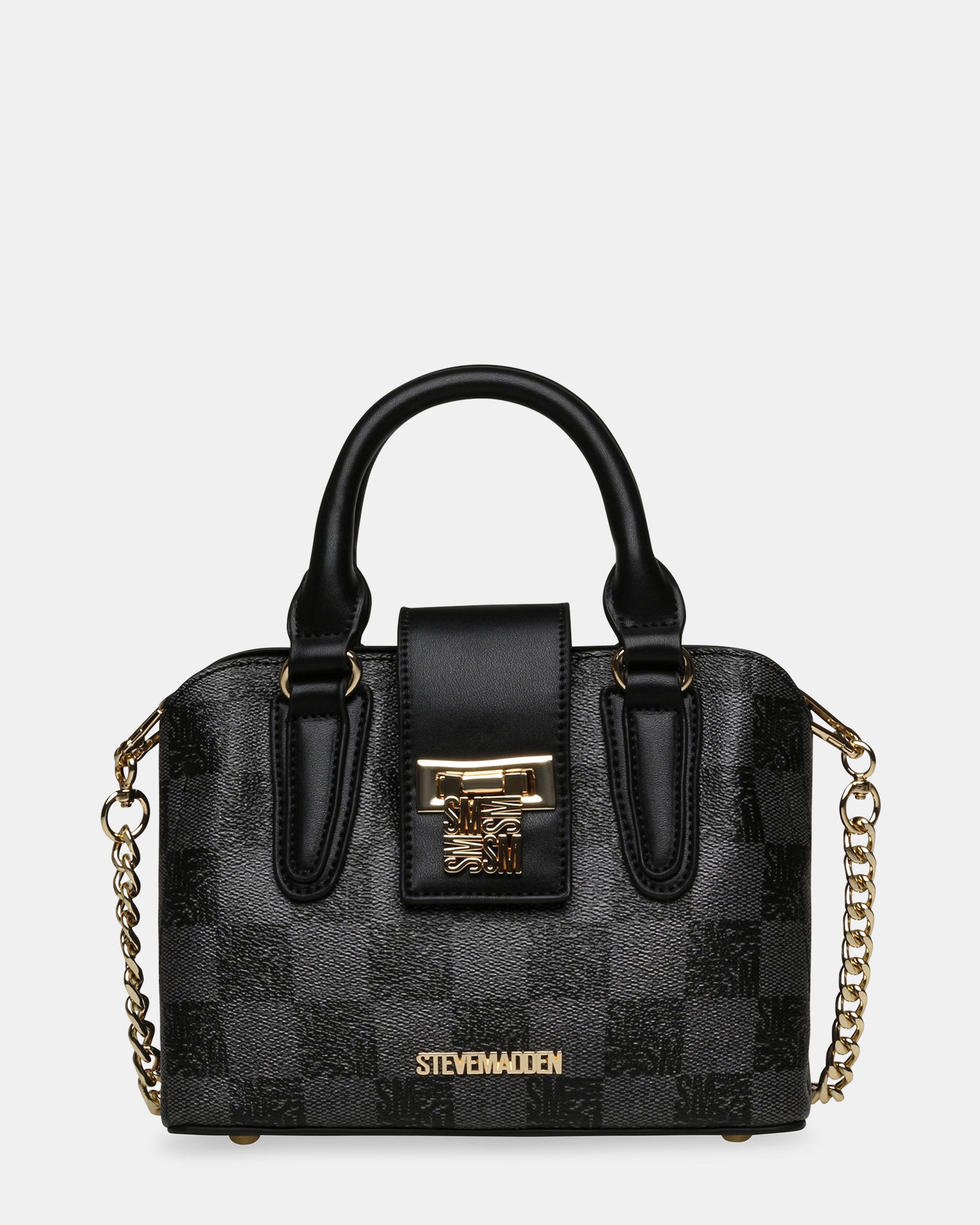 BTEN 7 Black Top Handle Bag Women s Designer Handbags Steve Madden bten-7-black-top-handle-bag-women-s-designer-handbags-steve-madden