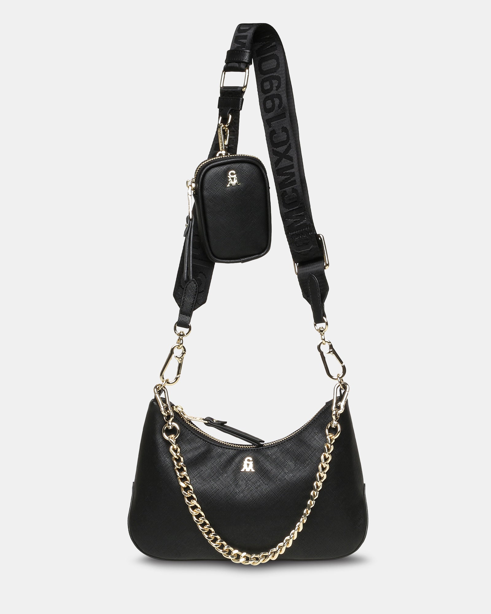 BSIN Black Crossbody Shoulder Bag | Women's Designer Handbags