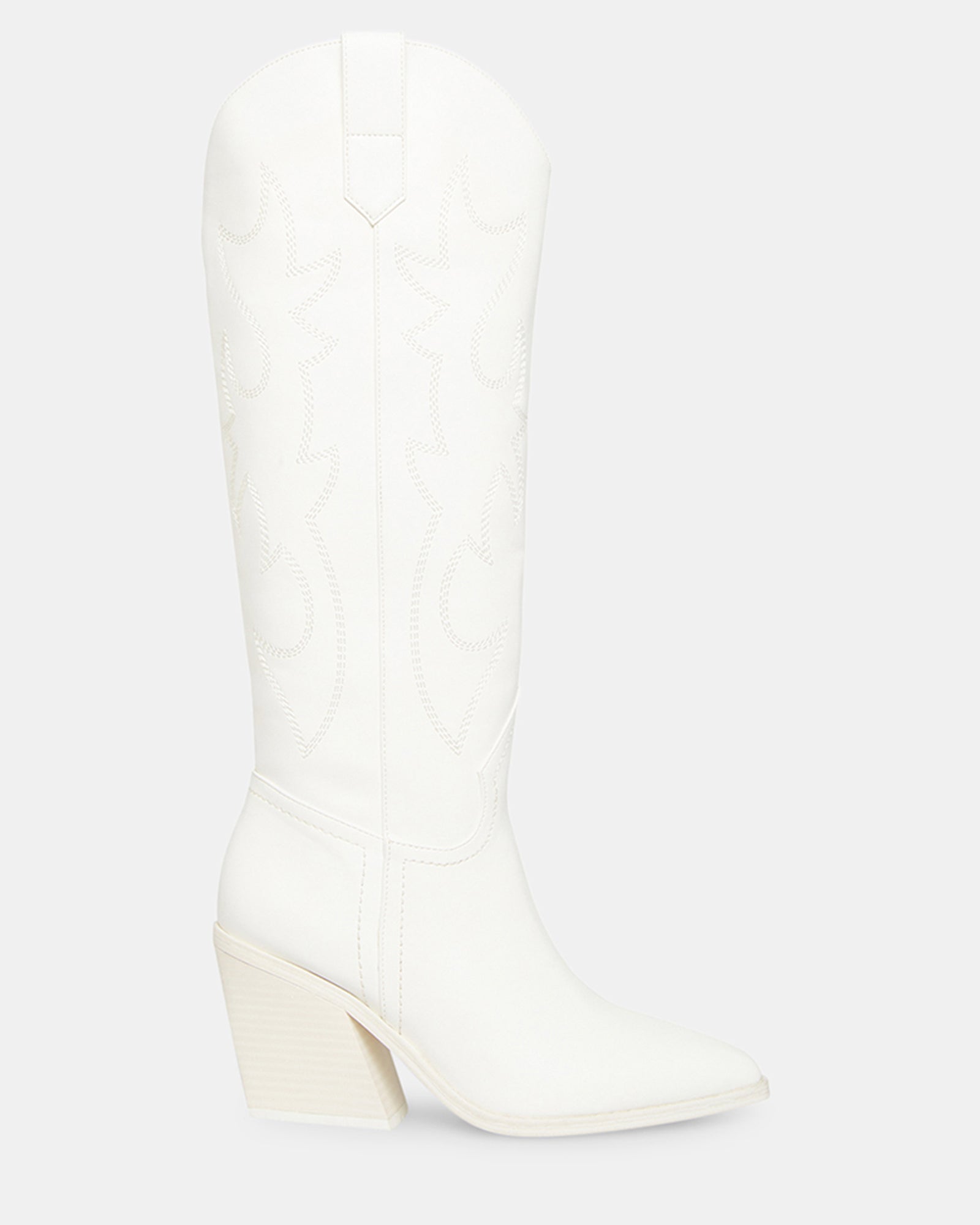 ARIZONA White Knee High Western Cowboy Boots Women's Designer