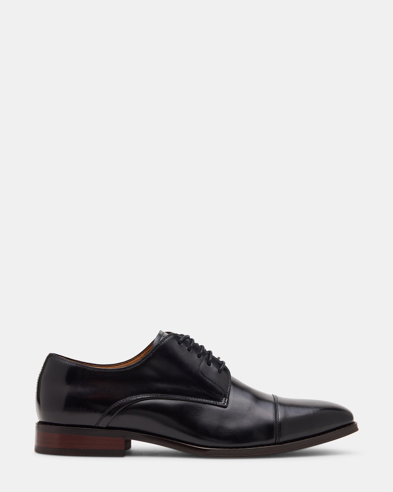 PLANCHE Black Leather Lace-Up Dress Shoes