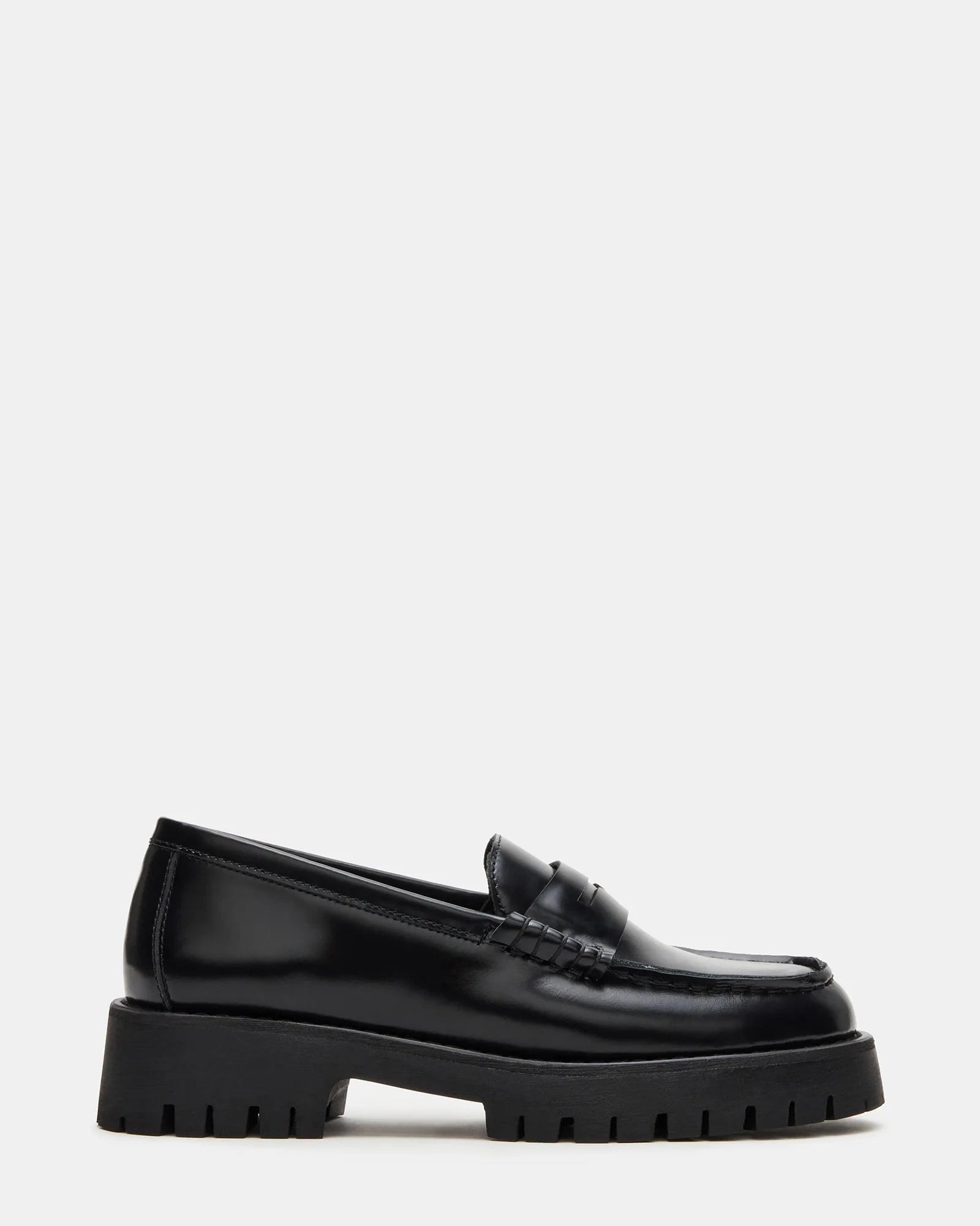 LANGSTEN Black Platform Lug Loafer | Women's Designer LANGSTEN Black Platform Lug Loafer | Women's Designer
