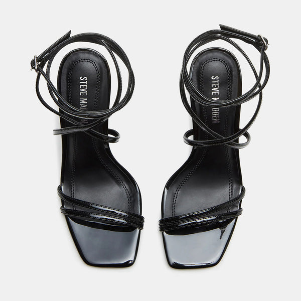 Whisk Steve Madden Black Strappy Wedges Cheap Steve Madden