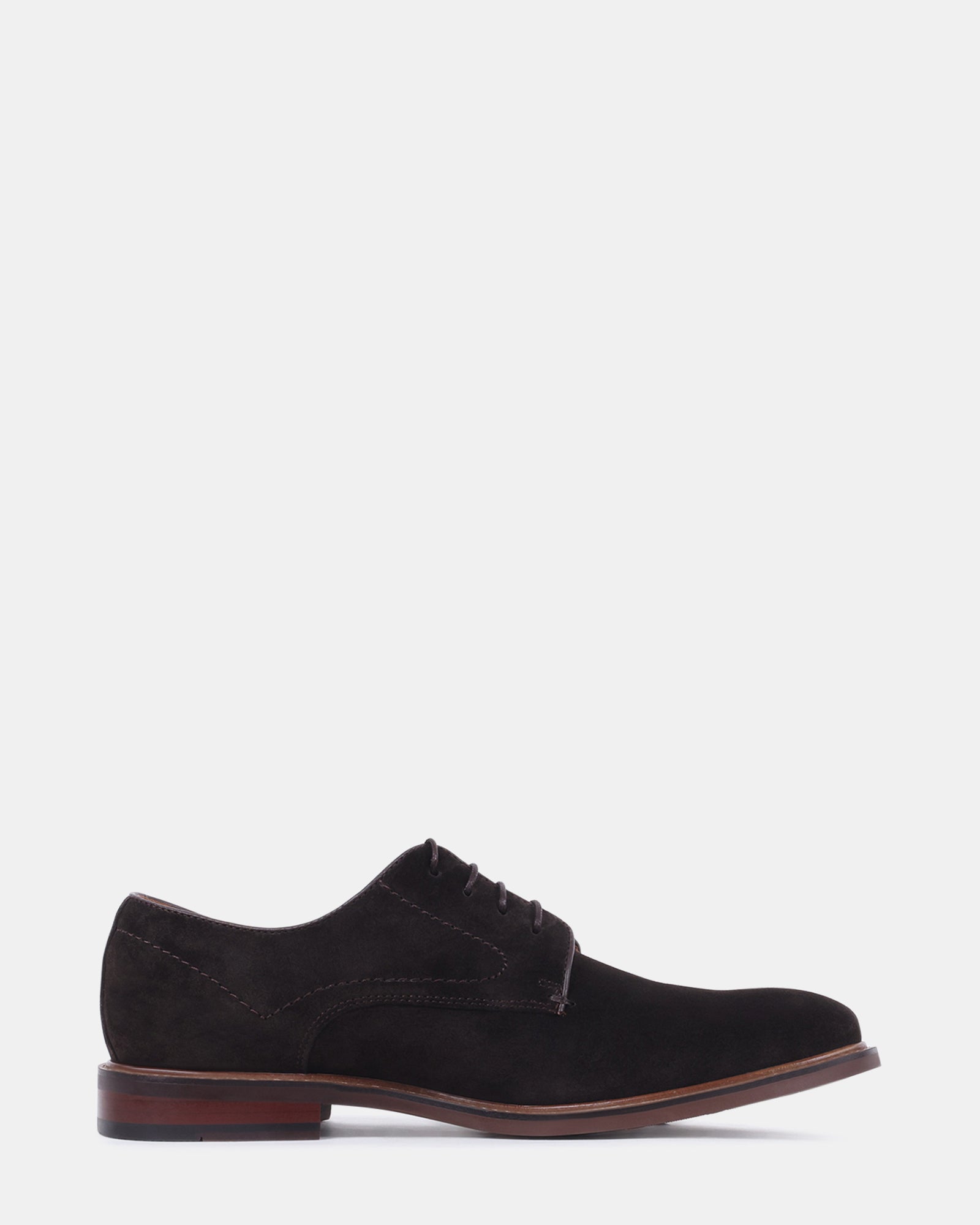 CASMIR Brown Suede Lace-Up Dress Shoes