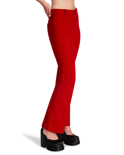 Sparkle & Fade Pants Womens 4 Red Black Stipe 31x28 Casual Comfort Ladies  Slacks