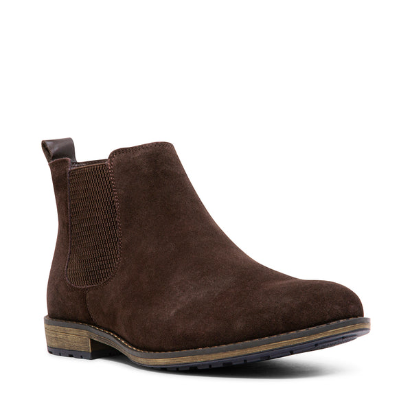 LINUS BROWN SUEDE - Men's Shoes - Steve Madden Canada