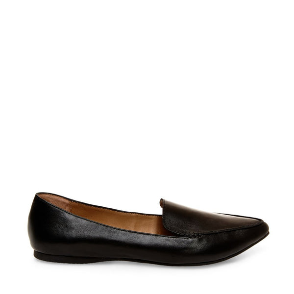 FEATHER BLACK LEATHER - Women's Shoes - Steve Madden Canada