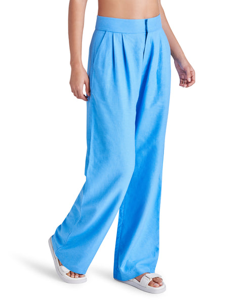 ISABELLA Blue Wide Leg Pant  Women's Designer Pants – Steve