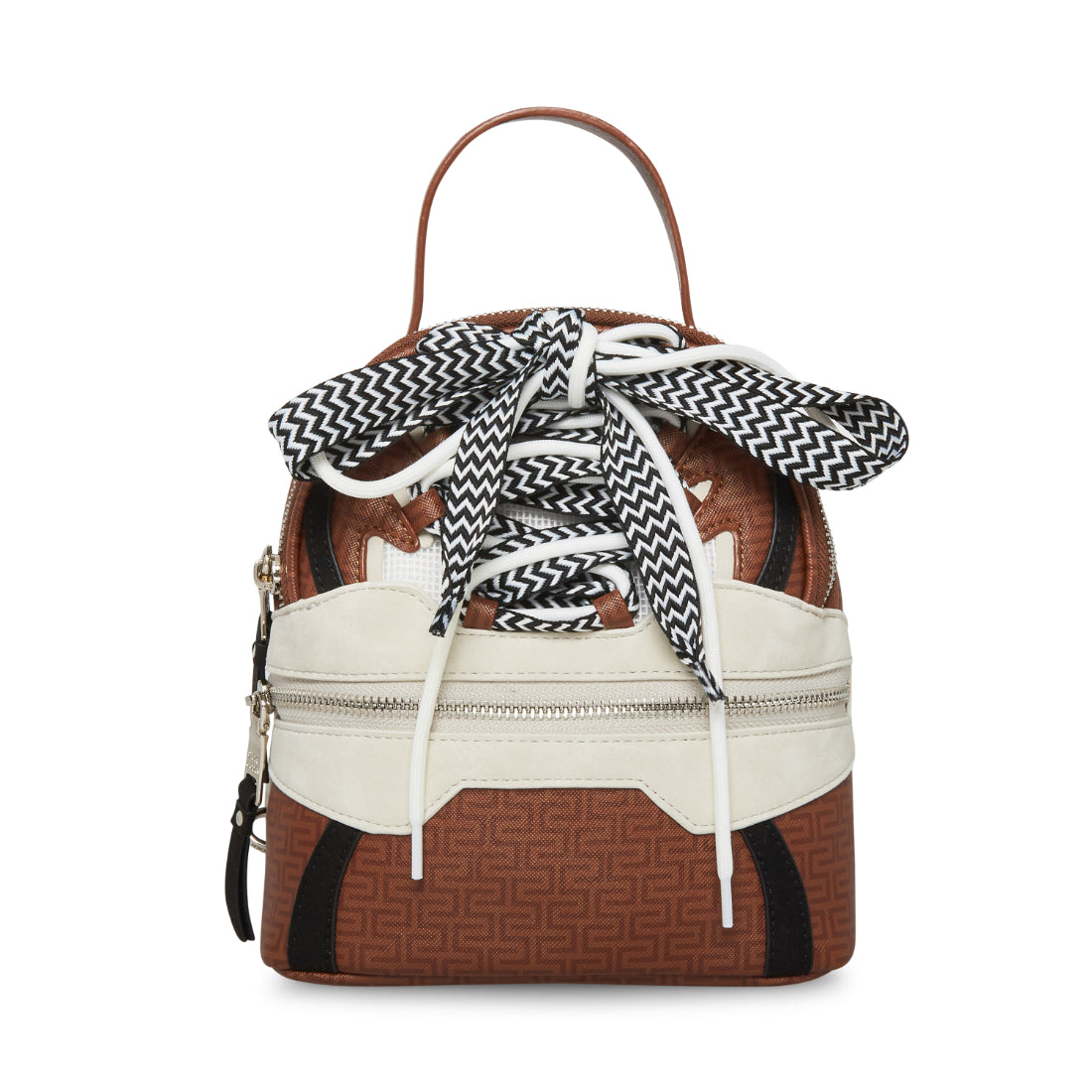 brown leather steve madden backpack BROARING Brown Multi Backpacks