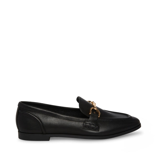 CARRINE Black Leather Women's Loafers  Women's Designer Loafers – Steve  Madden Canada