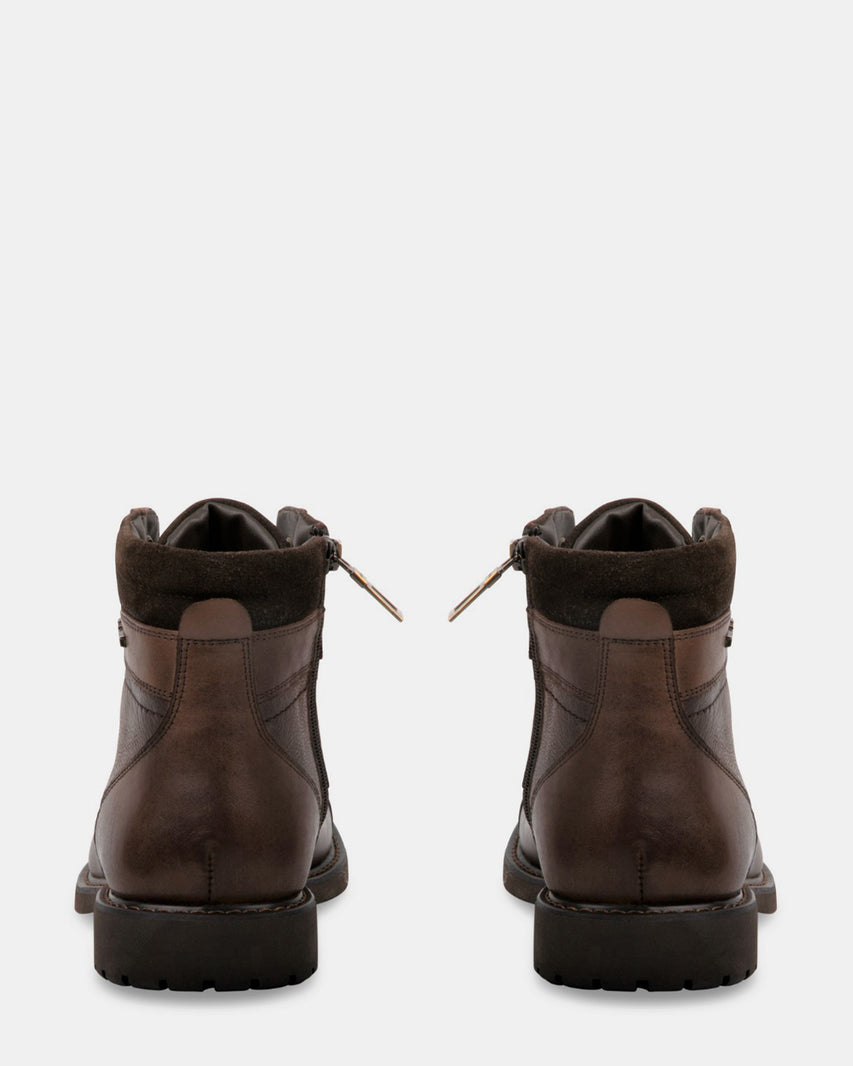 DARIN BROWN LEATHER - Men's Shoes - Steve Madden Canada