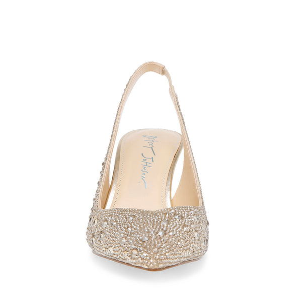 SB-CLARK Gold Rhinestone Heels | Women's Designer Heels – Steve Madden ...