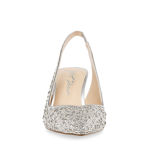 SB-CLARK Silver Rhinestone Heels | Women's Designer Heels – Steve ...