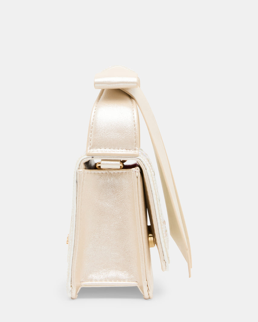 BOW FLAP MINI BAG PEARL - view 3