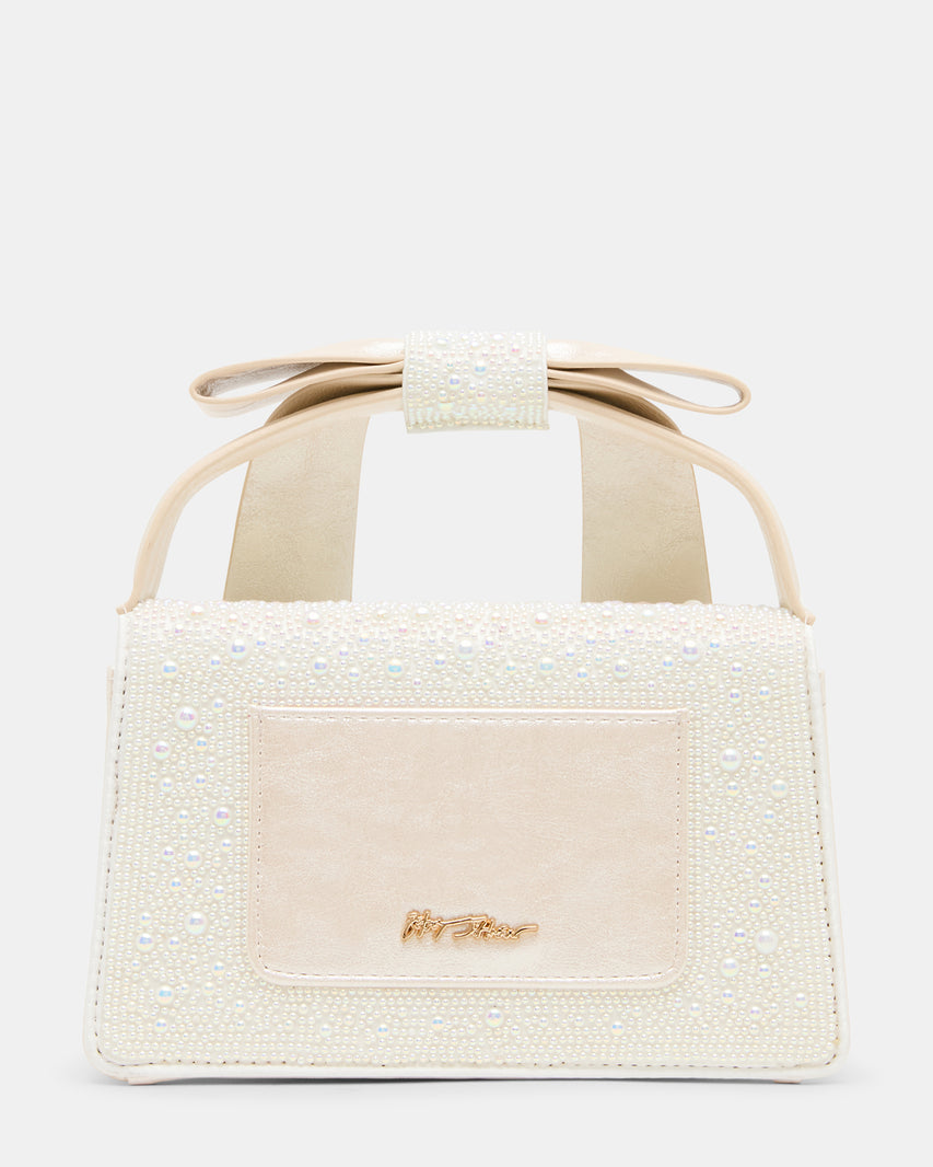 BOW FLAP MINI BAG PEARL - view 4