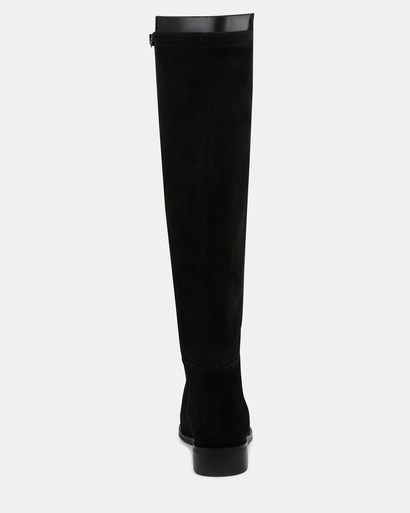 CHARLIES Black Suede Knee High Boots Women's Designer Boots