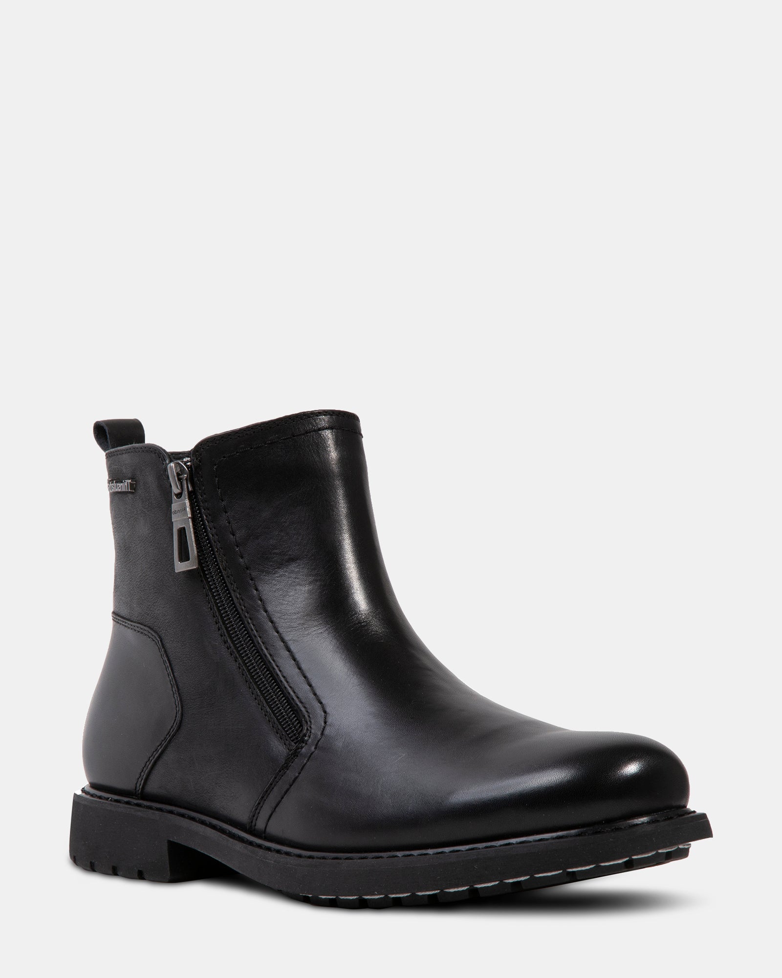 DIXON BLACK LEATHER - Men's Shoes - Steve Madden Canada