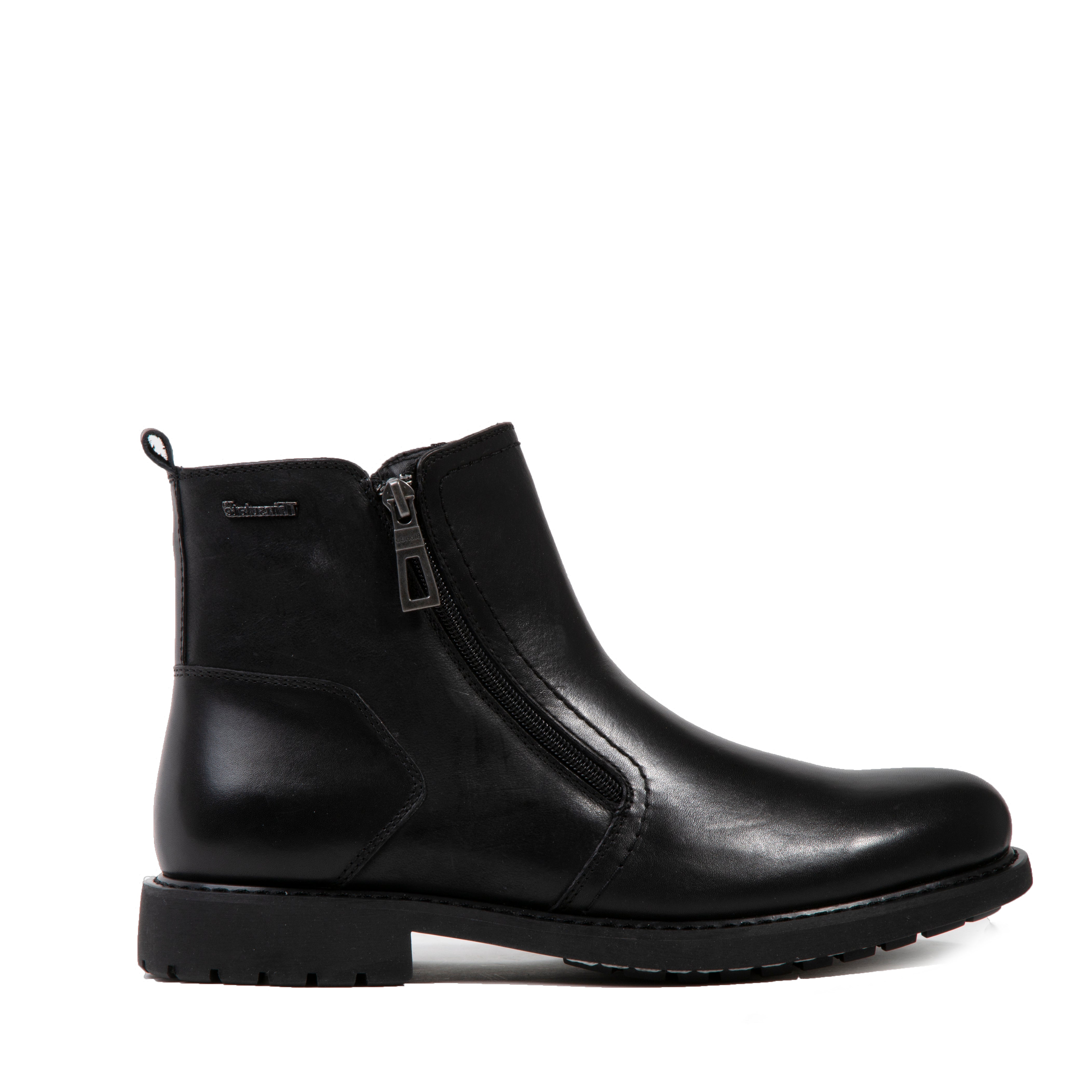 DIXON Black Leather Waterproof Boots Men's Designer Boots Steve