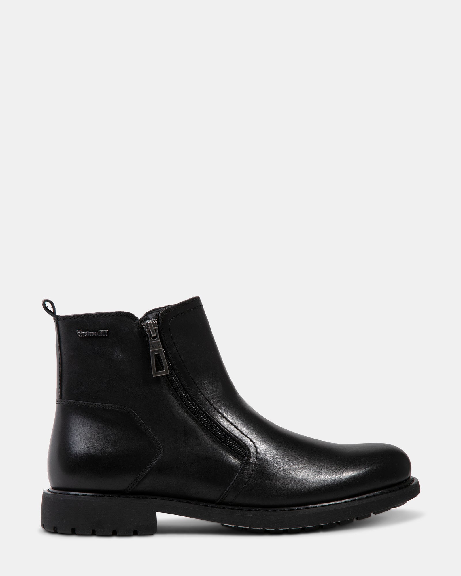 DIXON BLACK LEATHER - Men's Shoes - Steve Madden Canada