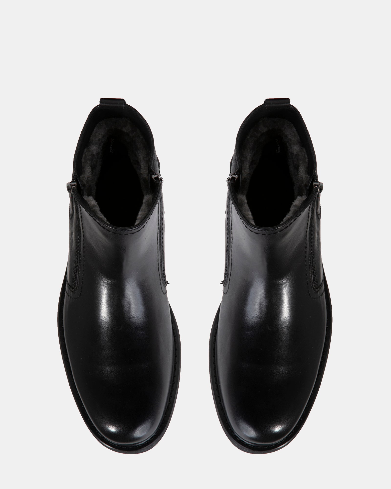 DIXON BLACK LEATHER - Men's Shoes - Steve Madden Canada