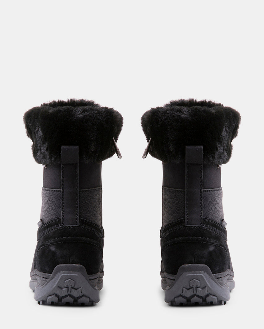 ISELOA BLACK NUBUCK - Women's Shoes - Steve Madden Canada - view 5