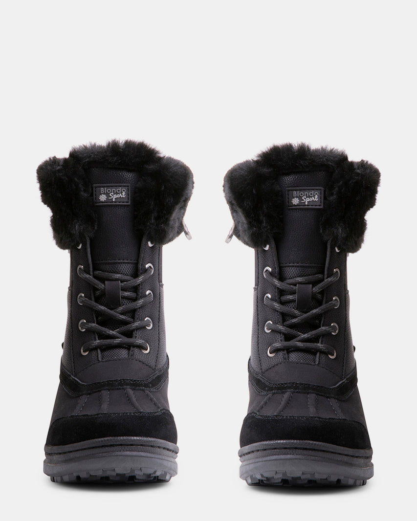 ISELOA BLACK NUBUCK - Women's Shoes - Steve Madden Canada - view 3