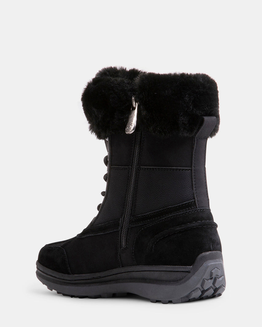 ISELOA BLACK NUBUCK - Women's Shoes - Steve Madden Canada - view 4