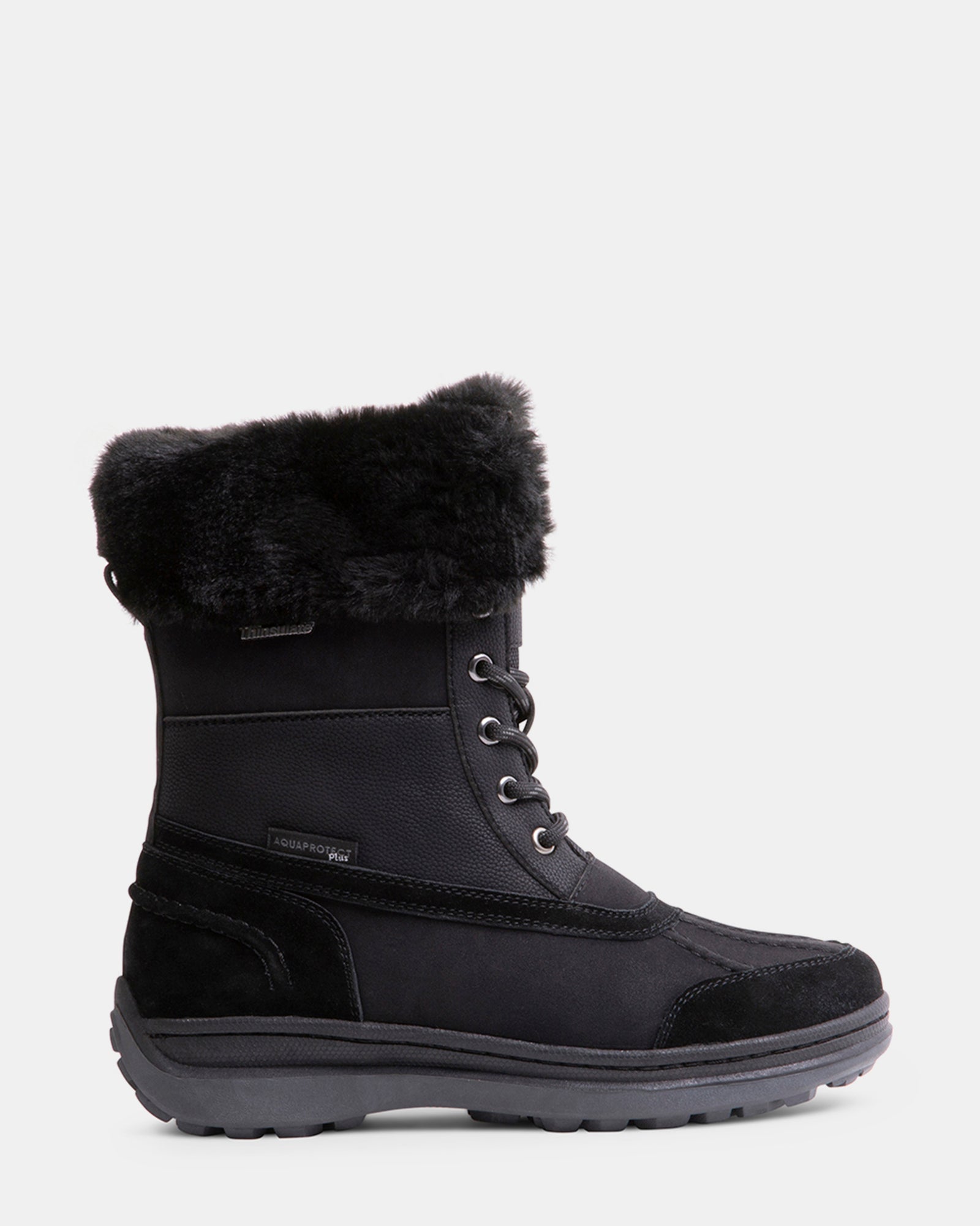 ISELOA BLACK NUBUCK - Women's Shoes - Steve Madden Canada