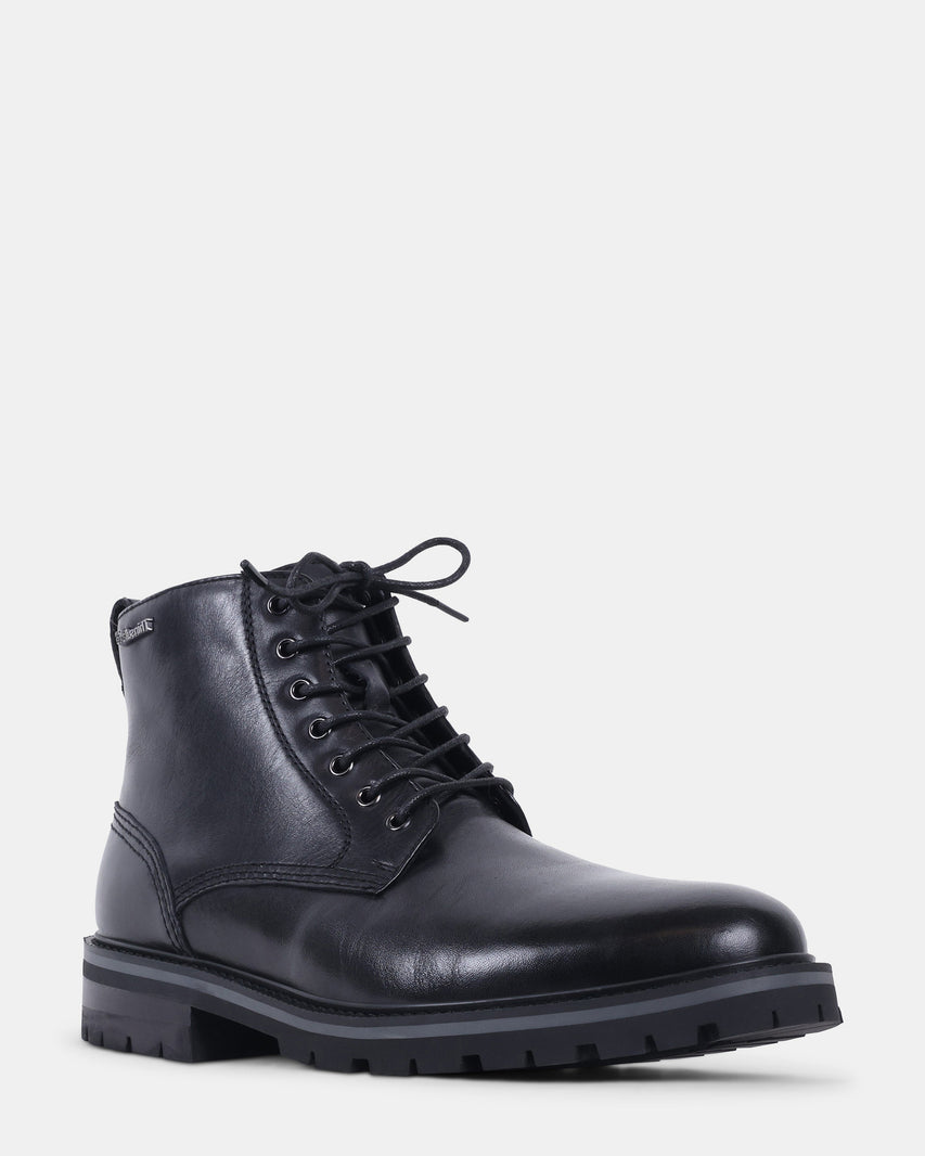 STERLING BLACK LEATHER - Men's Shoes - Steve Madden Canada - view 2