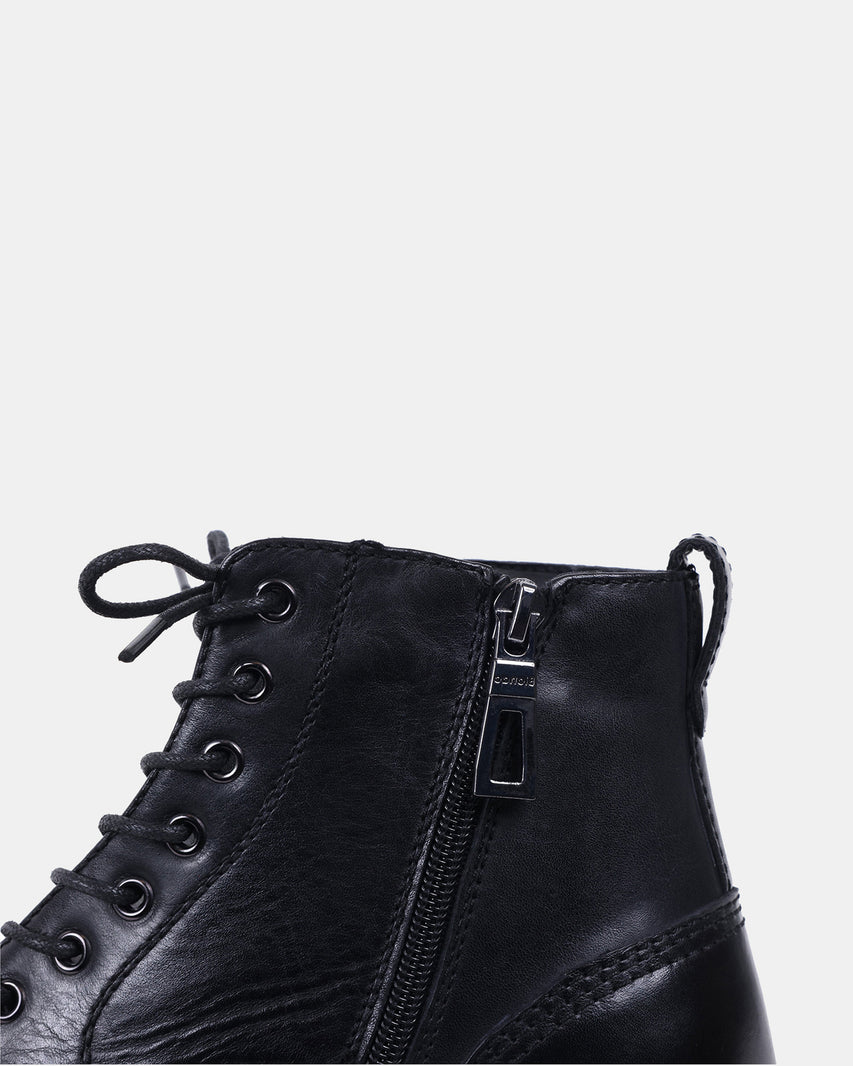 STERLING BLACK LEATHER - Men's Shoes - Steve Madden Canada - view 6