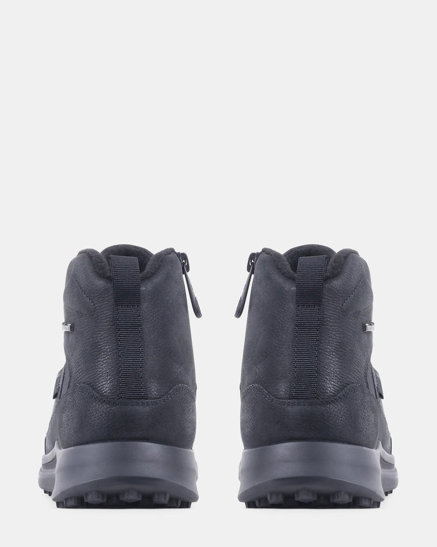 MAXWELL BLACK LEATHER - Men's Shoes - Steve Madden Canada - view 5