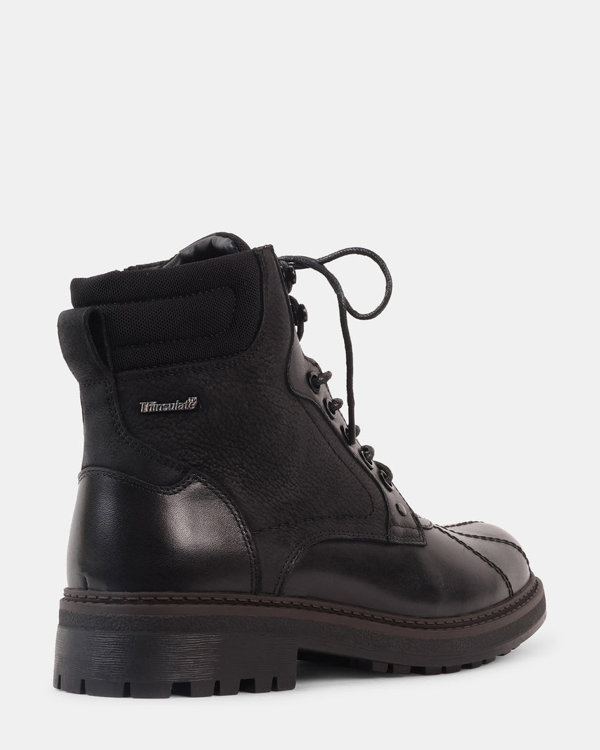 JENSEN BLACK LEATHER - Men's Shoes - Steve Madden Canada - view 7