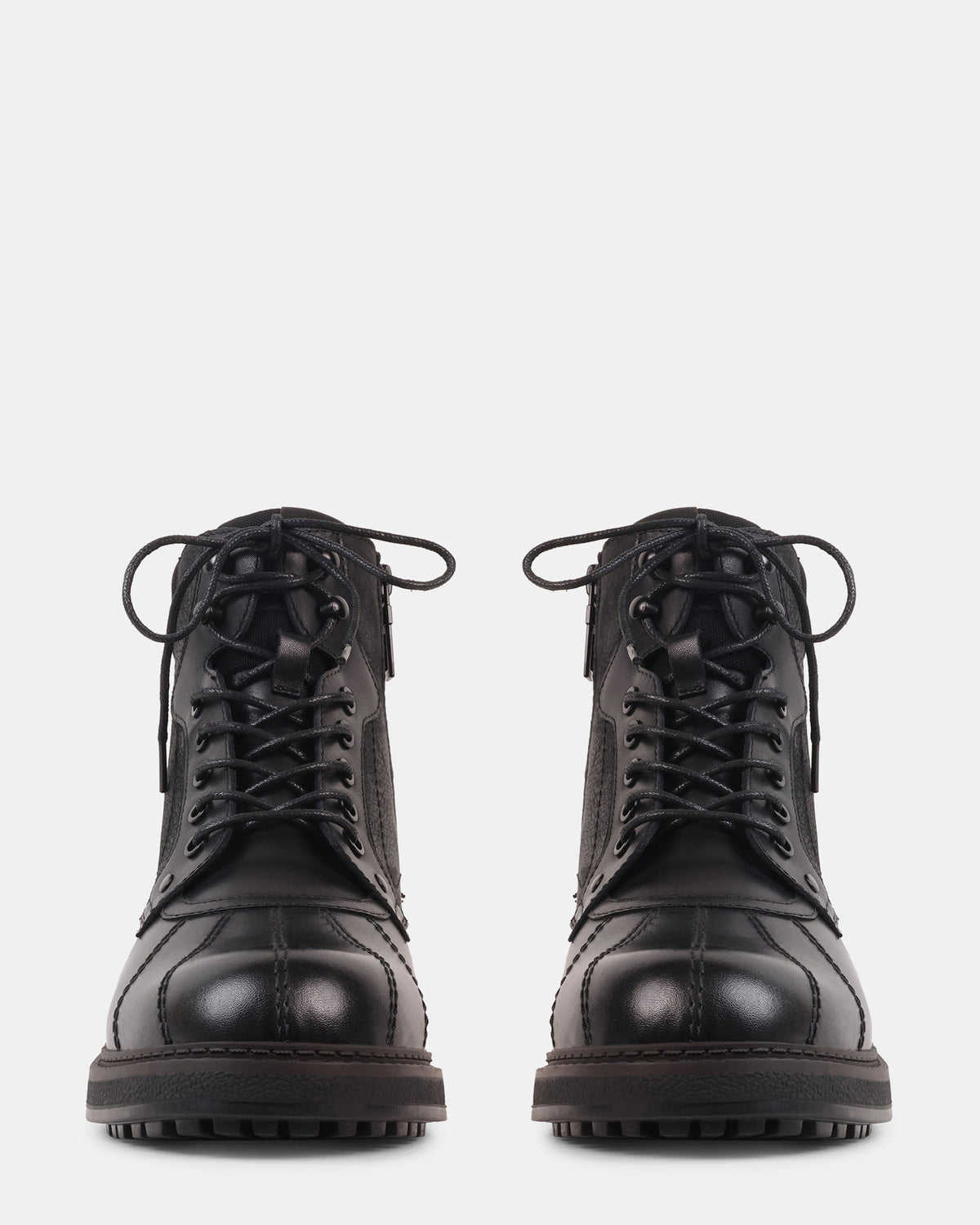 JENSEN BLACK LEATHER - Men's Shoes - Steve Madden Canada - view 3
