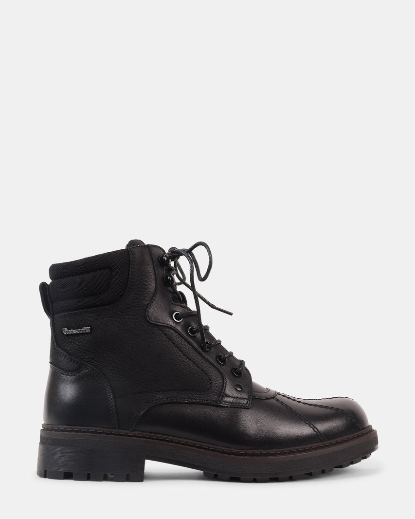 JENSEN BLACK LEATHER - Men's Shoes - Steve Madden Canada