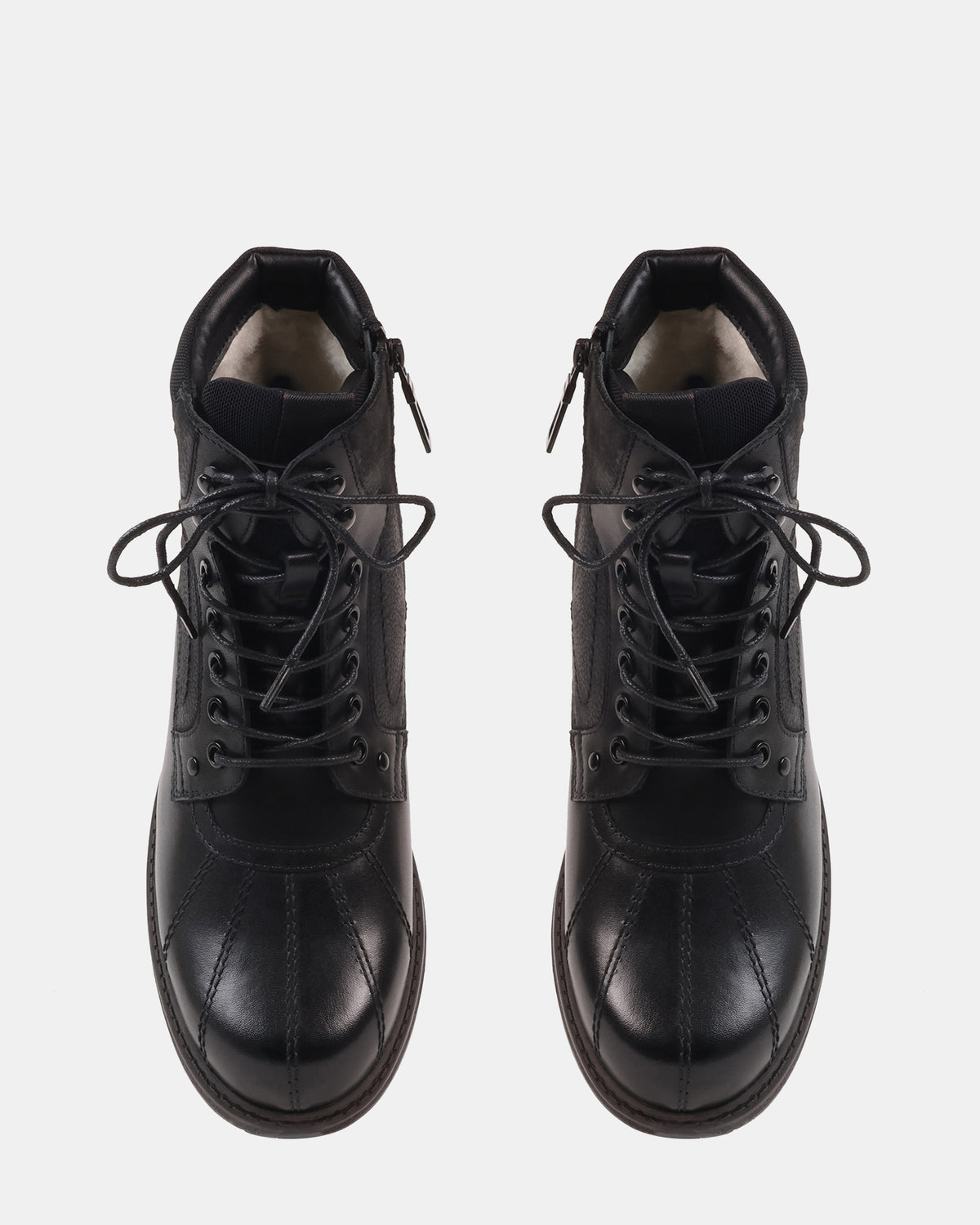 JENSEN BLACK LEATHER - Men's Shoes - Steve Madden Canada - view 5