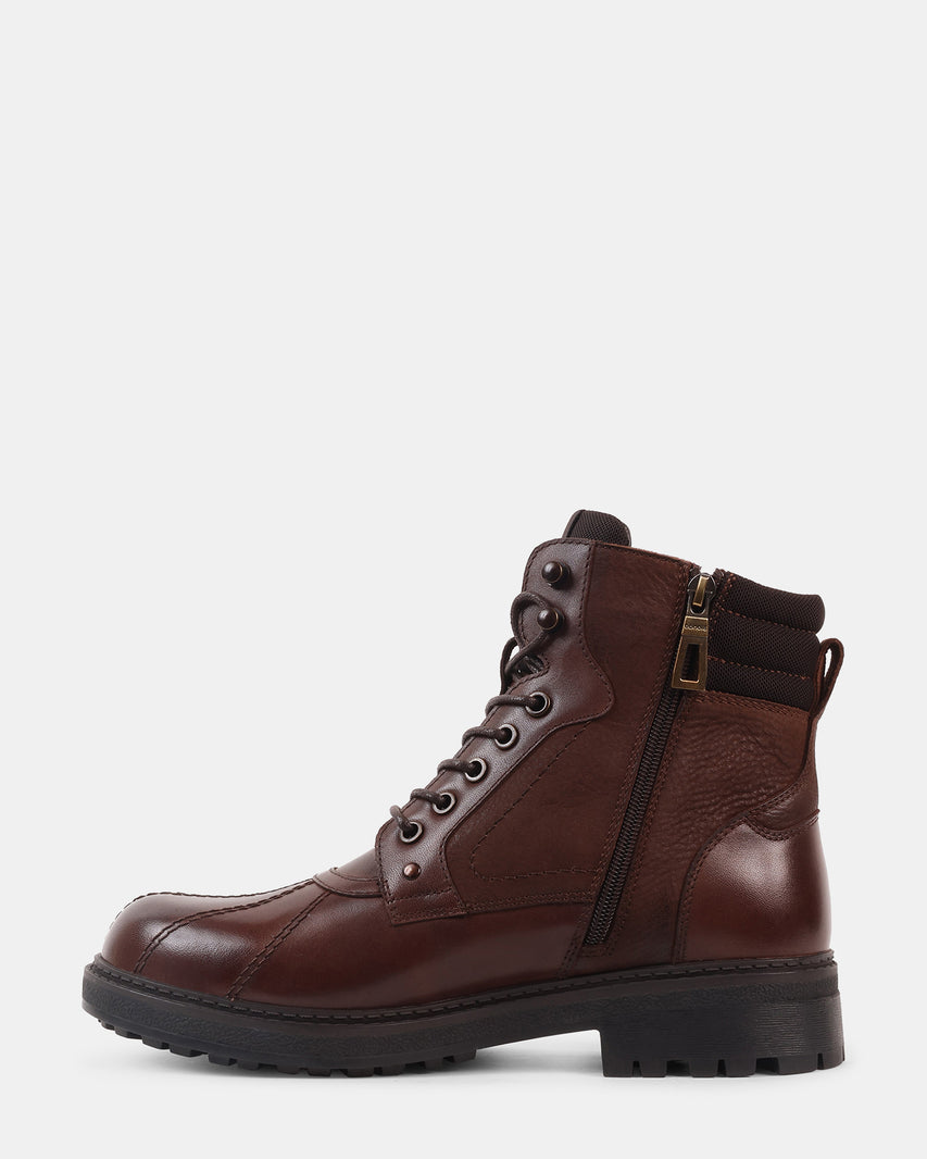 JENSEN BROWN LEATHER - Men's Shoes - Steve Madden Canada - view 4