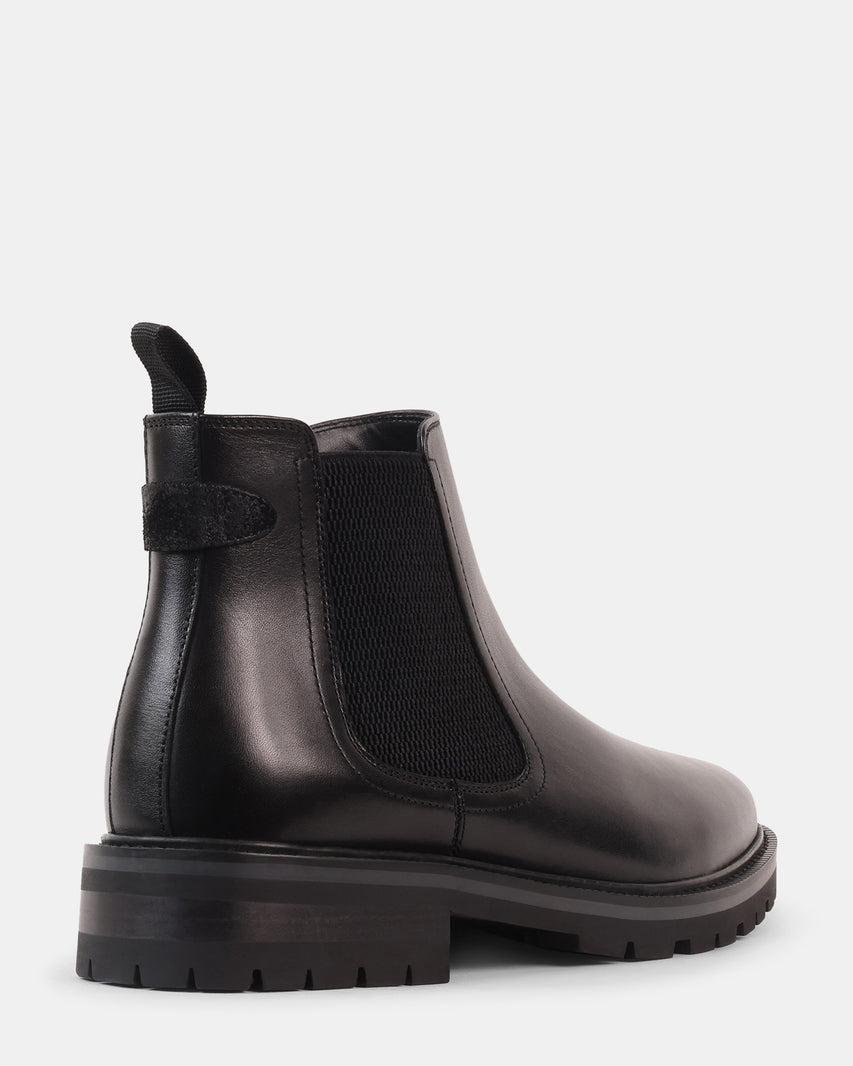 SILVIOO BLACK LEATHER - Men's Shoes - Steve Madden Canada - view 7