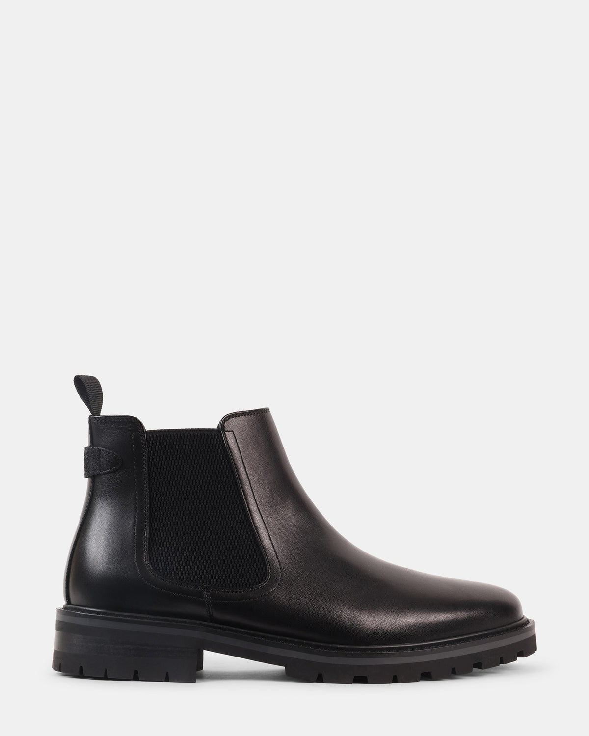 SILVIOO BLACK LEATHER - Men's Shoes - Steve Madden Canada