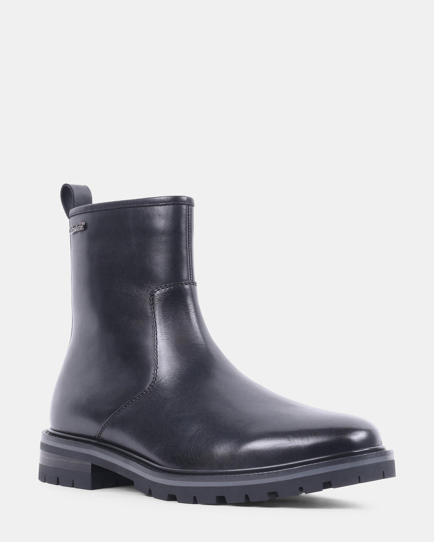 SEANN BLACK LEATHER - Men's Shoes - Steve Madden Canada - view 2