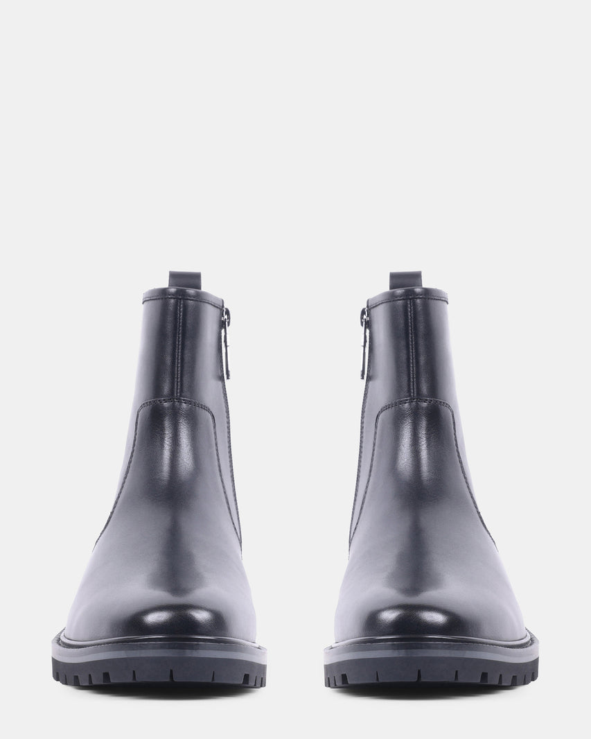 SEANN BLACK LEATHER - Men's Shoes - Steve Madden Canada - view 3
