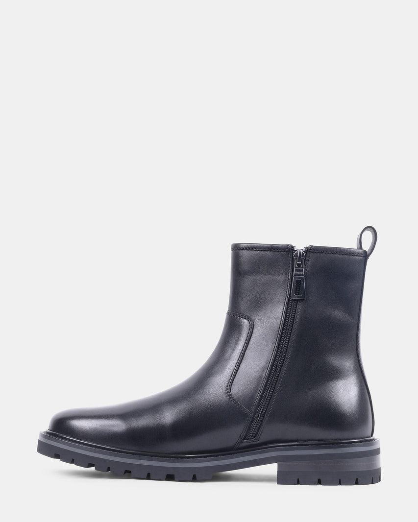 SEANN BLACK LEATHER - Men's Shoes - Steve Madden Canada - view 4