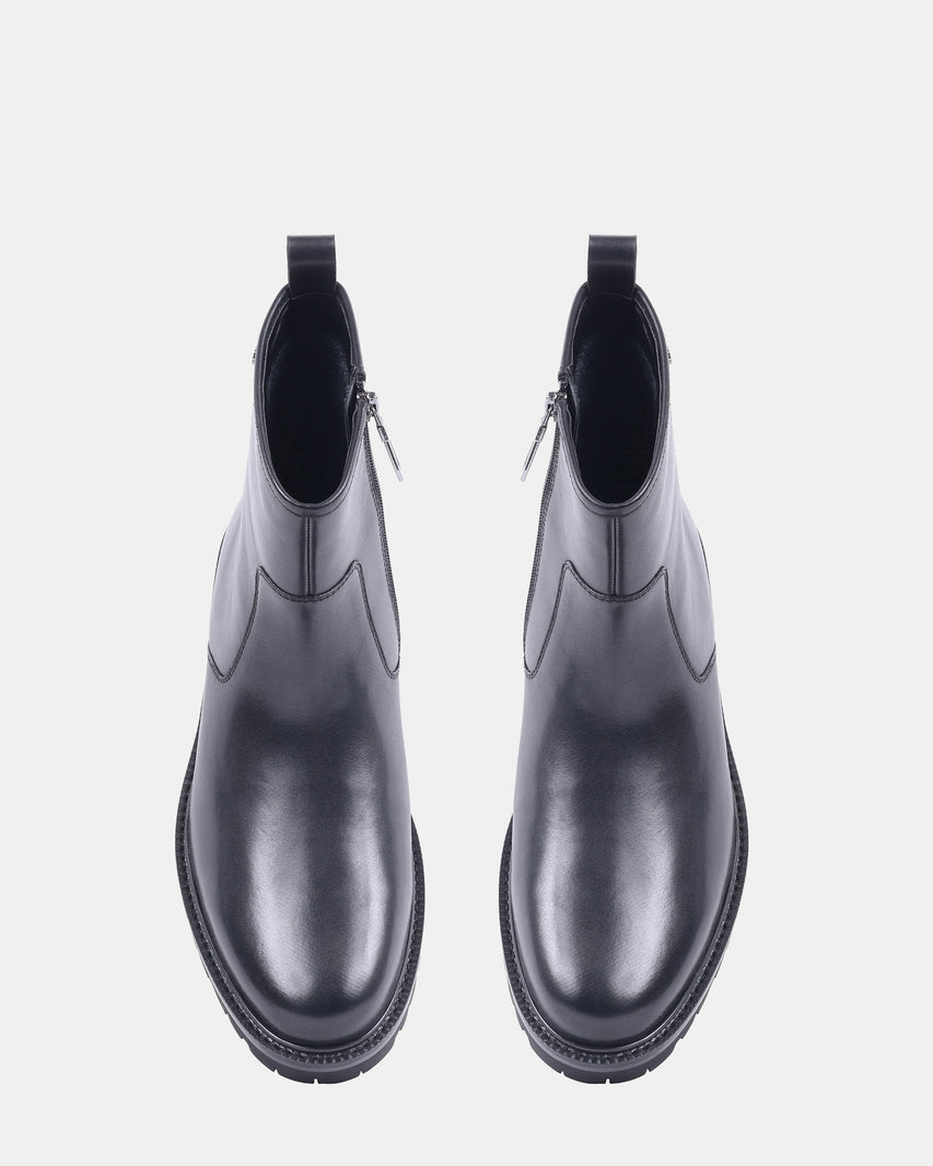 SEANN BLACK LEATHER - Men's Shoes - Steve Madden Canada - view 5