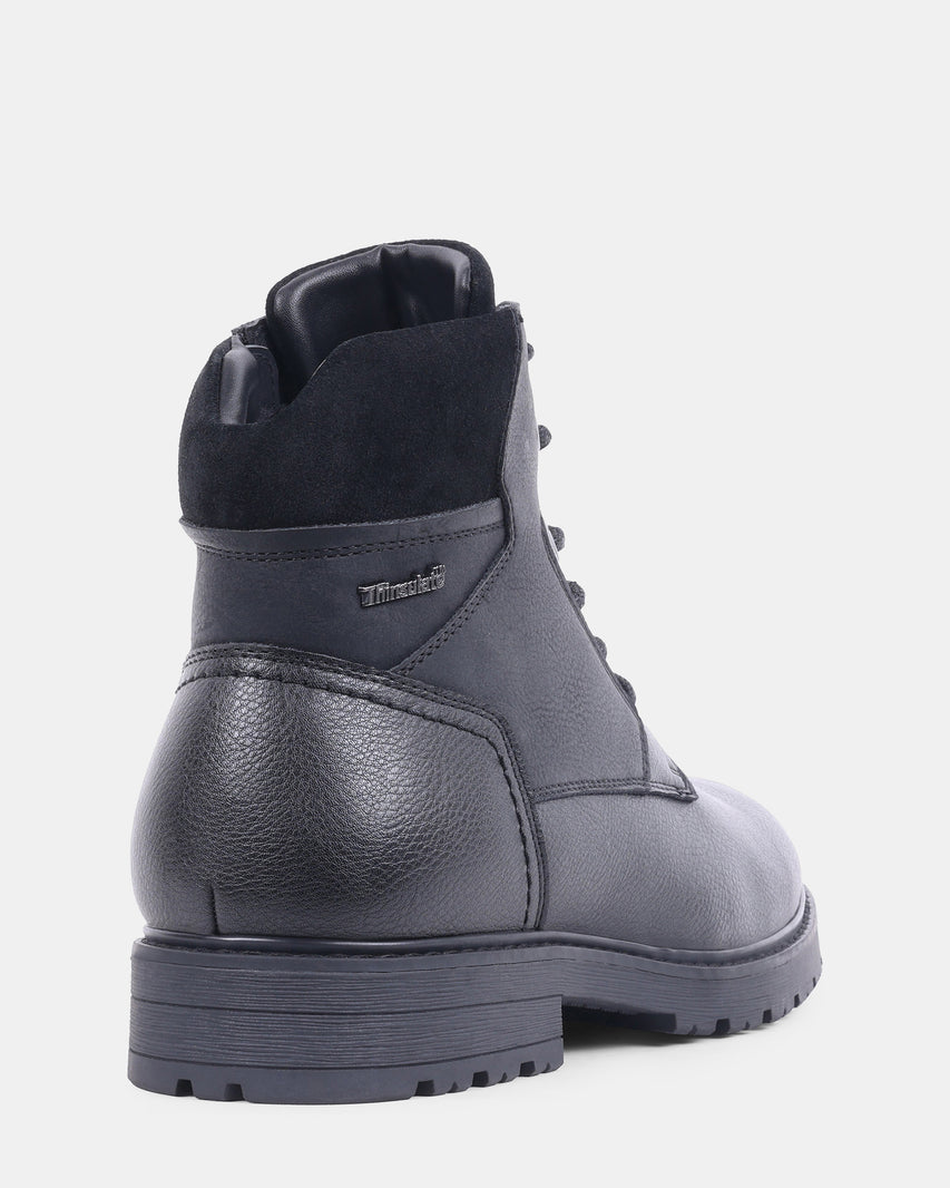 NALDO BLACK LEATHER - Men's Shoes - Steve Madden Canada - view 7