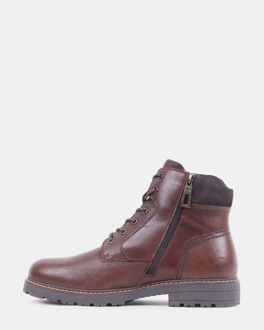 NALDO BROWN LEATHER - Men's Shoes - Steve Madden Canada - view 4