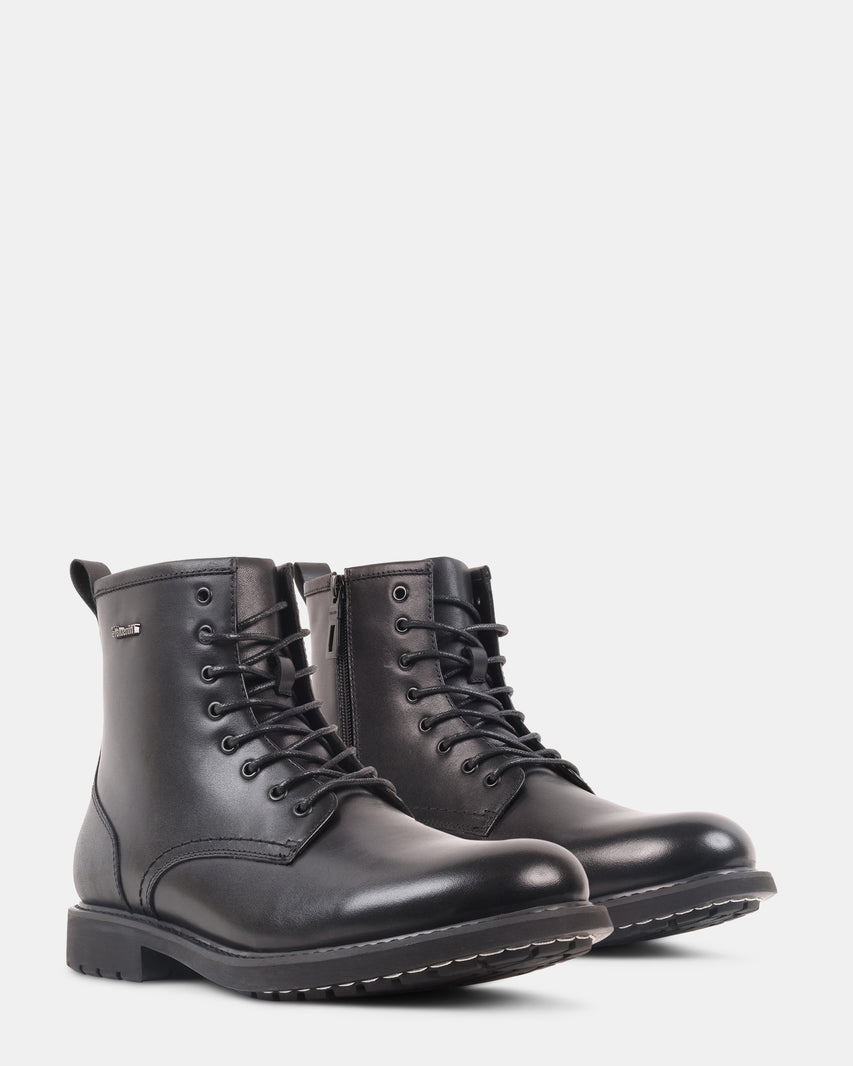 DRACAR BLACK LEATHER - Men's Shoes - Steve Madden Canada - view 2